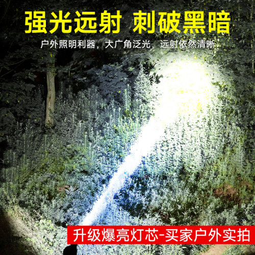 頭燈強光充電超亮頭戴式照明感應超長續航戶外夜釣魚led礦燈