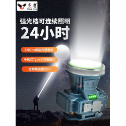 強光頭燈可充電礦燈鋰電超亮頭戴式遠射戶外釣魚燈手電筒特亮照明