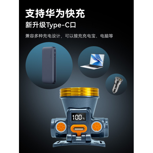 亮之友強光充電超亮頭戴式超長續航防水迷你戶外夜釣魚照明小頭燈