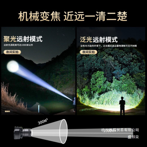 頭燈2025新款強光超亮戶外登山野外爬山充電式頭戴式照明