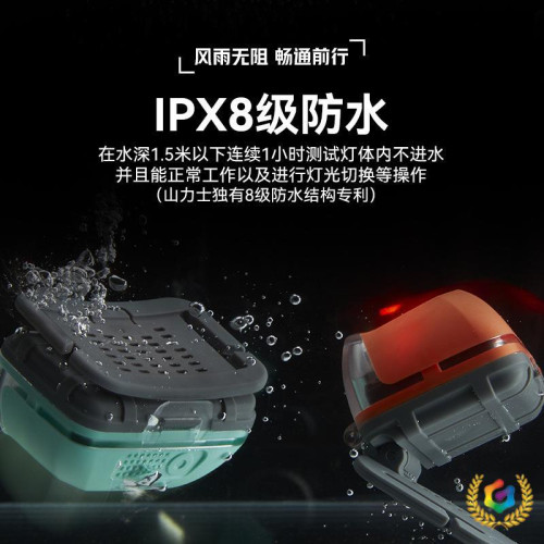 ✬山力士強光頭燈充電超亮照明IPX8礦燈遠射鋰電戶外超長續航頭燈