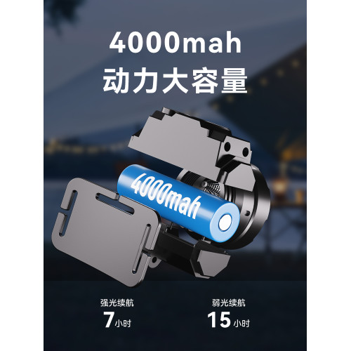 LEM蠍子燈2025新款強光款大功率型充電紫光頭燈長續航頭