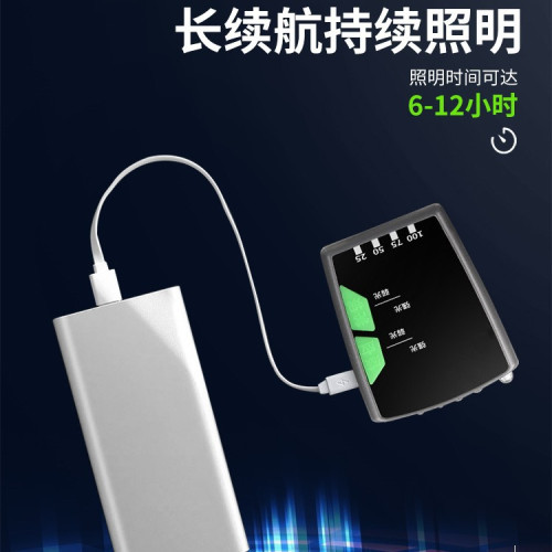夾帽頭燈釣魚戶外led夜釣強光充電感應燈帽夾燈頭戴式超長續航