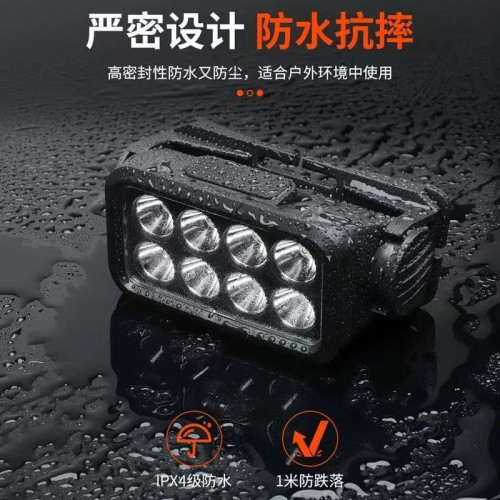 頭燈強光亮頭戴式長續航充電式戶外野釣探險工作照明LED燈