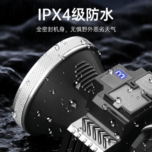超亮頭燈強光USB充電頭戴式手電筒釣魚專用超長續航礦燈巡邏