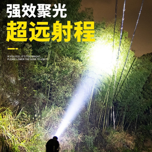 頭燈頭戴式強光充電超亮釣魚專用超長續航鋰電手電筒礦燈感應夜釣