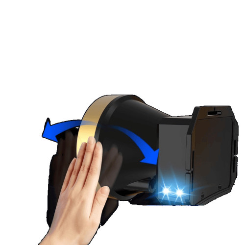 -黃光頭燈趕海照魚專用燈照黃鱔強穿透力強光超亮充電頭戴式照明