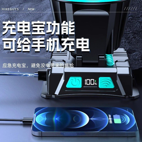 小野人頭燈強光充電超亮頭戴式新款感應夜釣魚專用趕海照明燈礦燈