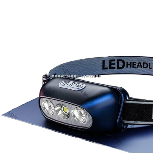 頭燈超亮可充電頭戴式強光感應特亮手電筒小型可攜式夜釣魚燈