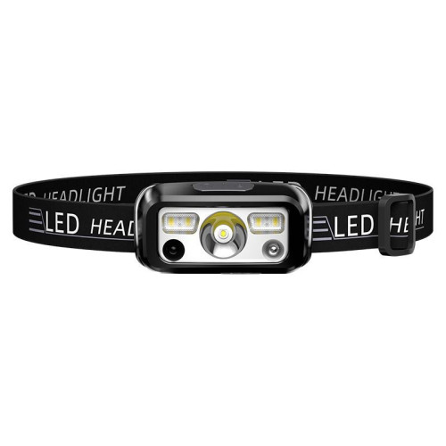 兒童頭燈強光頭戴式超亮充電長續航戶外可攜式露營趕海感應防水