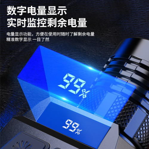 智能感應頭燈行動電源款頭戴式強光頭燈超長續航電顯釣魚燈