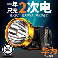 頭燈新款強光超亮礦燈夜釣魚戶外登山頭戴式照明燈工地手電筒