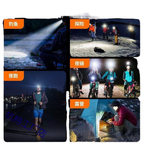 浦爾曼頭燈LED強光超亮充電頭戴式礦燈可變焦釣魚手電筒戶外遠射