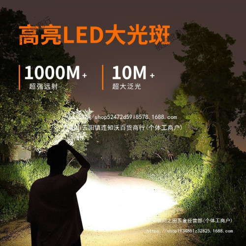 浦爾曼頭燈強光超亮充電頭戴式礦燈可變焦釣魚手電筒戶外遠射被園
