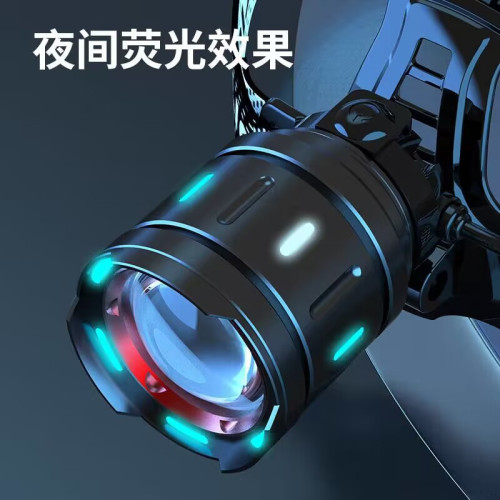 節能模式續航200h探照燈續航50h戶外照明燈水域救援頭戴式頭燈