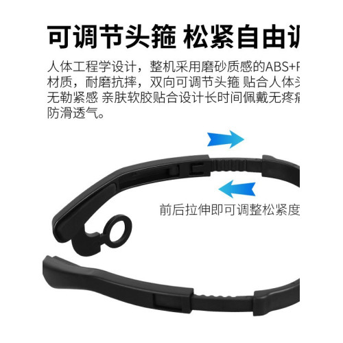 戶外感應頭燈充電長續航強光照明頭戴燈可拆卸掛耳藍牙連接跑步燈 戶外感應頭燈充電長續航強光照明頭戴燈可拆卸掛耳藍牙連接跑步燈