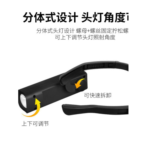 戶外感應頭燈充電長續航強光照明頭戴燈可拆卸掛耳藍牙連接跑步燈 戶外感應頭燈充電長續航強光照明頭戴燈可拆卸掛耳藍牙連接跑步燈
