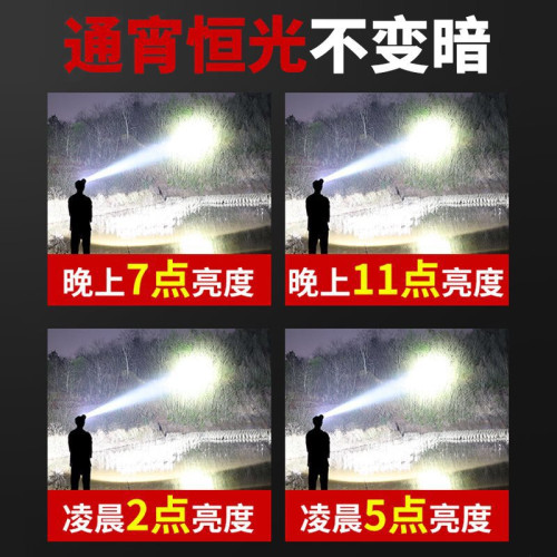 強光頭燈感應充電超亮遠射夜釣魚超長續航鋰電頭戴式泛光趕海戶外