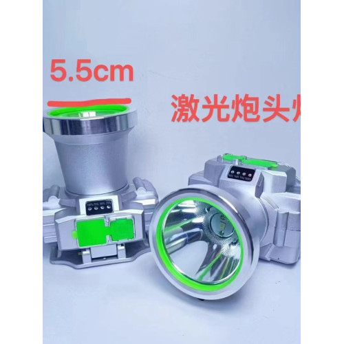 新款鋁合金雷射砲頭燈雷射砲燈珠超亮款戶外專用 頭燈長續航強光