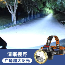 LED頭燈強光遠射可充電防水超亮頭戴式夜釣燈礦燈戶外家用手電筒