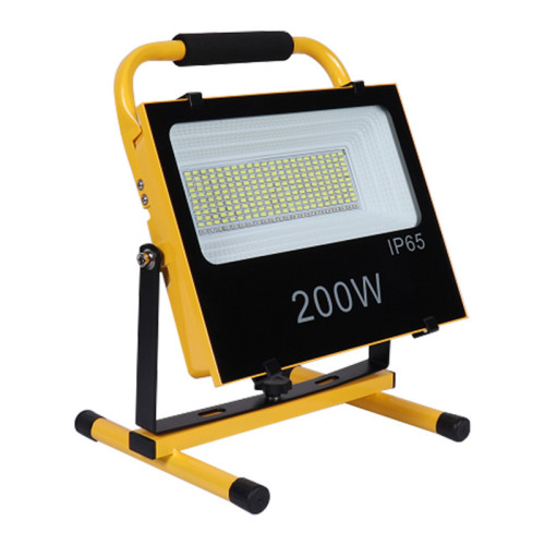 LED充電投光燈家用停電應急超亮防水地照明燈戶外擺攤露營手提