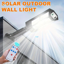 1PC Solar Powered LED WAll Light with Motion Sensor, 6500K