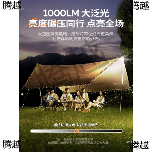 溫唯可攜式露營充電帳篷燈戶外照明燈泡超長續航掛燈應急超亮野