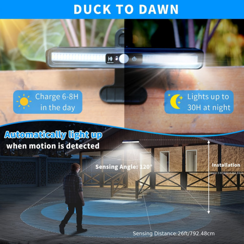 36pcs 5630 High Brightness led Solar Motion Sensor Light1pc