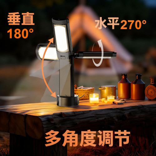 新款led氛圍露營燈可單獨拆卸可攜式帳篷燈戶外充電應急野營燈