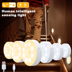 6pcs/Box usb Charging Indoor Lighting Intelligent Induction