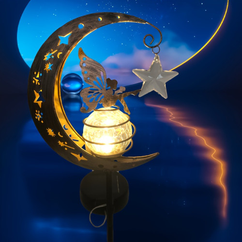 1PC Garden Solar Light, Outdoor Decoration, Moon Fairy