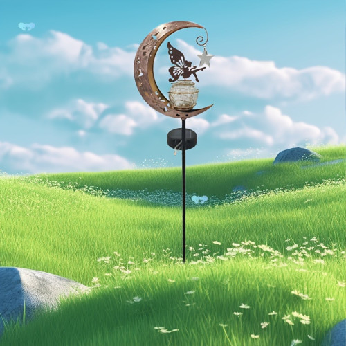 1PC Garden Solar Light, Outdoor Decoration, Moon Fairy