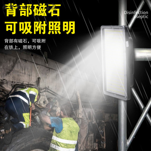 新款夜市擺攤LED燈充電式移動戶外照明燈強光支架停電應急露營燈