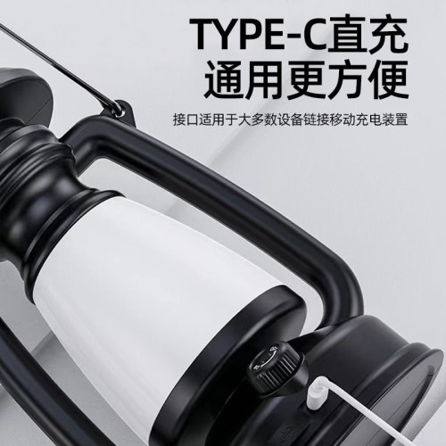 戶外復古太陽能帳篷燈露營燈充電馬燈手提煤油燈擺攤照明氛圍燈 戶外復古太陽能帳篷燈露營燈充電馬燈手提煤油燈擺攤照明氛圍燈