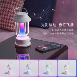 復古馬燈床頭燈書房台燈輕奢手提燈臥室氛圍小夜燈鐵藝露營燈