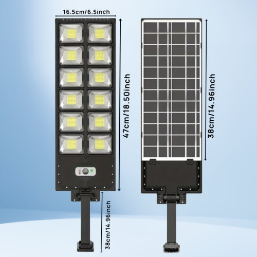 2026新款6500K超亮太陽能路燈504LED燈帶