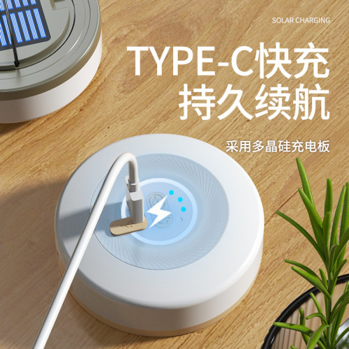 新款戶外露營燈太陽能可收納帳篷串燈氛圍天幕燈長續航卷尺燈