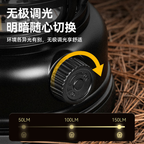 Blackdog黑狗戶外復古露營燈復古溫和氛圍燈超長續航野營照明燈
