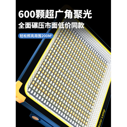 露營燈戶外太陽能充電野營燈led照明燈家用應急擺攤燈夜市地攤燈