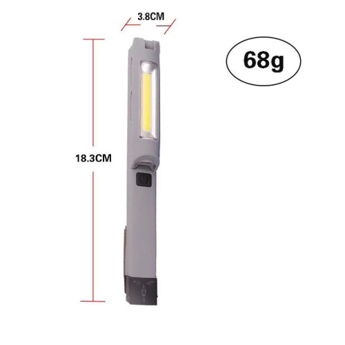 新款4合1新款COB工作燈 USB充電燈360度旋轉工作燈帶磁鐵書桌燈