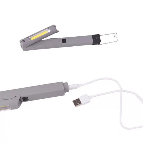 新款4合1新款COB工作燈 USB充電燈360度旋轉工作燈帶磁鐵書桌燈