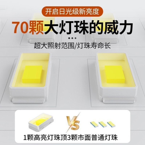 超亮戶外露營燈擺攤燈充電超亮磁吸長續航移動野營燈飛碟燈野營燈