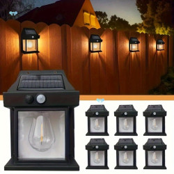 6PC 3 Mode Solar Wall Lantern Street & Area Lighting With
