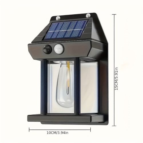 6PC 3 Mode Solar Wall Lantern Street & Area Lighting With