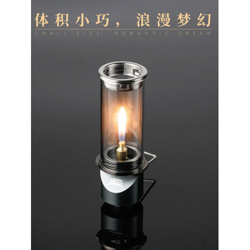 可攜式瓦斯燈戶外野營燈無燈芯氛圍燈玻璃罩汽燈帳篷燈馬燈露營燈