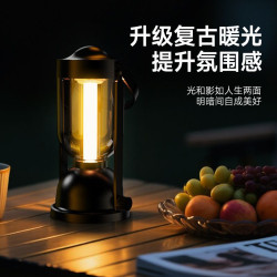 復古露營照明提燈營地馬燈可充電超長續航野營充電氛圍戶外帳篷