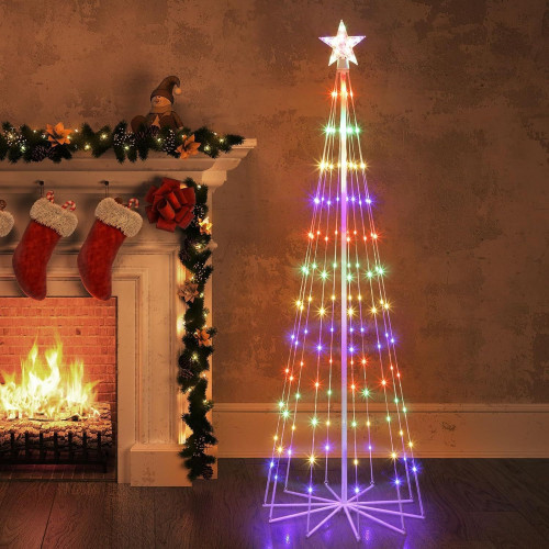6' Multicolor LED Animated Outdoor Christmas Tree Lightshow