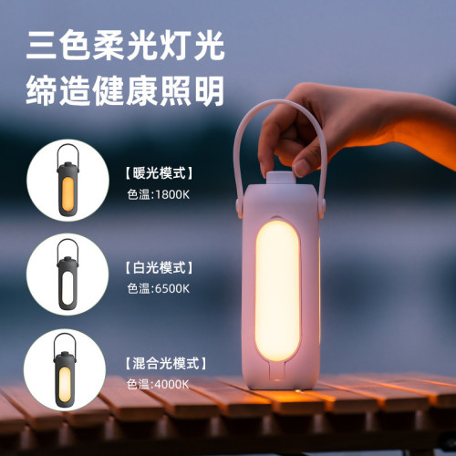 USB充電野營燈帳篷掛立照明氛圍燈手提折疊戶外露營燈好收納便捷