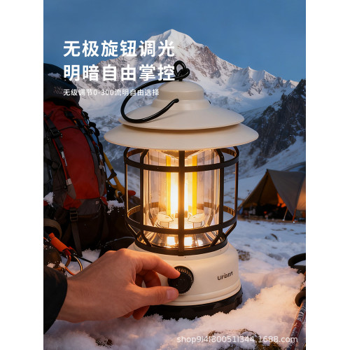 露營氛圍超長野營續航野營地帳篷復古照明馬燈充電掛式提可充電
