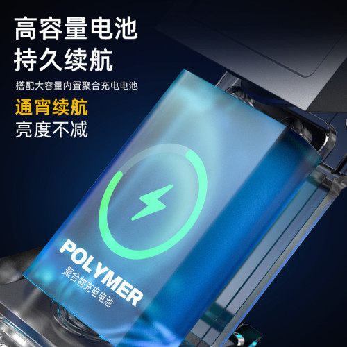 多功能LED照明燈90度折彎可攜式戶外露營燈帽夾尾部磁吸頭燈